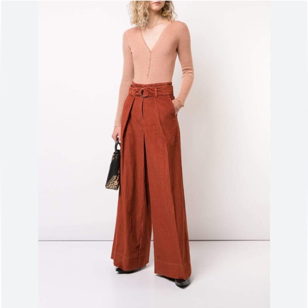 Ulla Johnson Rhodes Trouser - Rust